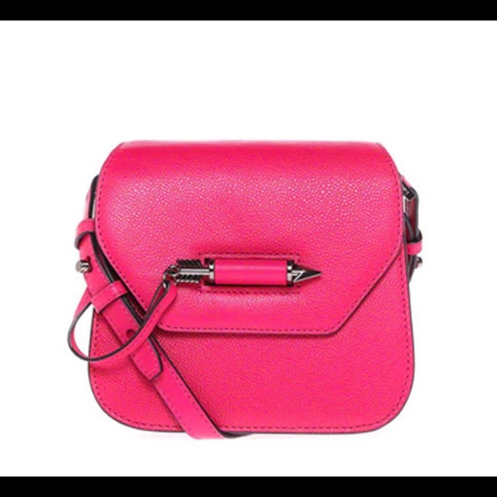 Mackage Mini Novaki Crossbody Bag Hot Pink